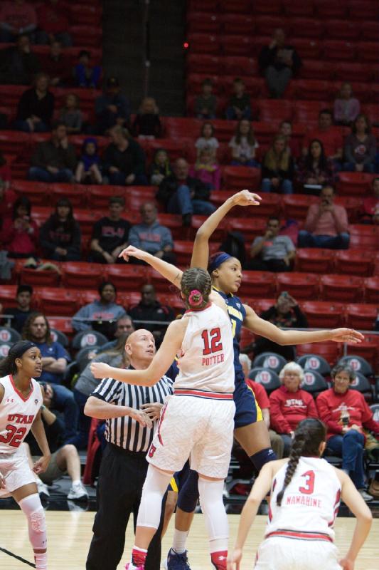 2016-02-19 18:01:41 ** Basketball, Cal, Damenbasketball, Emily Potter, Malia Nawahine, Tanaeya Boclair, Utah Utes ** 