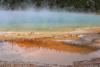 "Grand Prismatic Spring", the largest hot spring in Yellowstone.