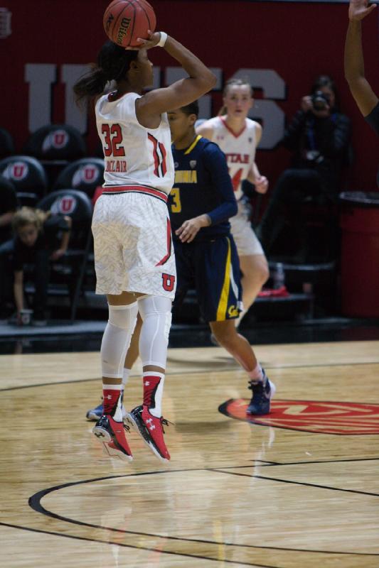 2016-02-19 18:09:32 ** Basketball, Cal, Damenbasketball, Paige Crozon, Tanaeya Boclair, Utah Utes ** 