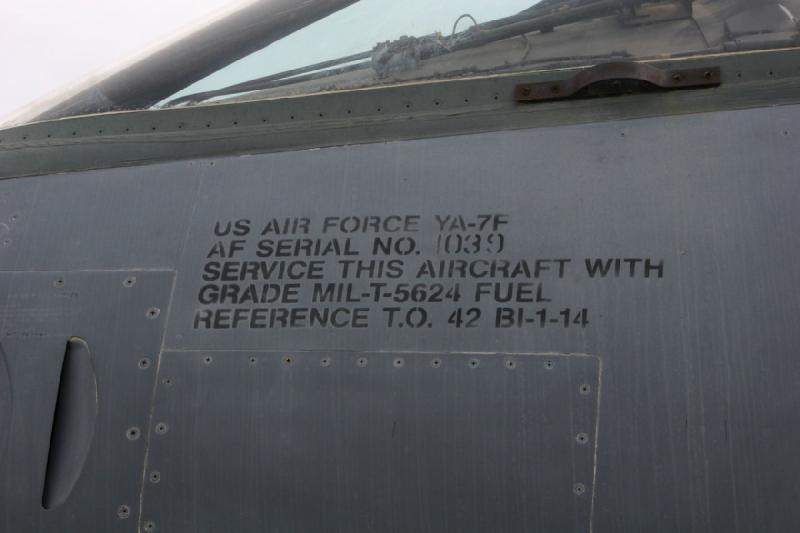 2007-04-01 14:16:20 ** Air Force, Hill AFB, Utah ** Model and serial number.