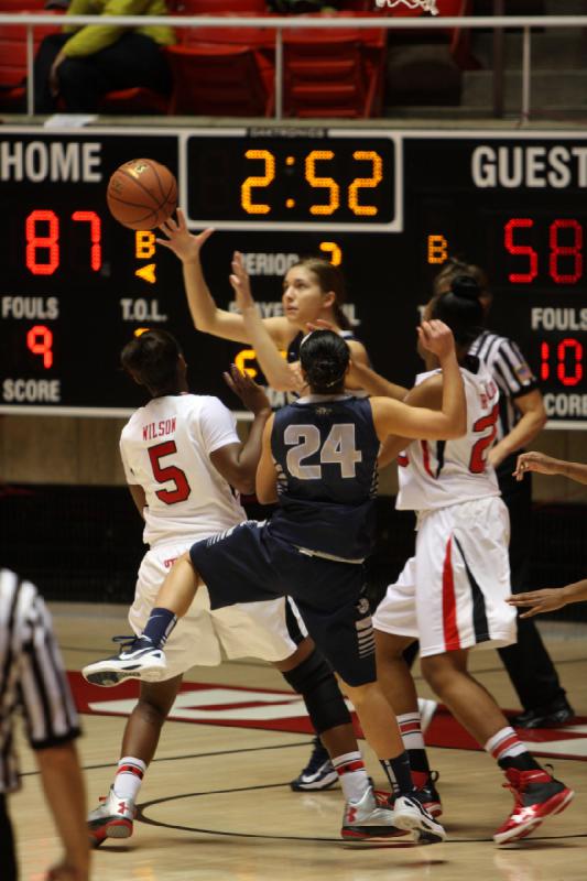 2012-11-27 20:34:22 ** Ariel Reynolds, Basketball, Cheyenne Wilson, Utah State, Utah Utes, Women's Basketball ** 