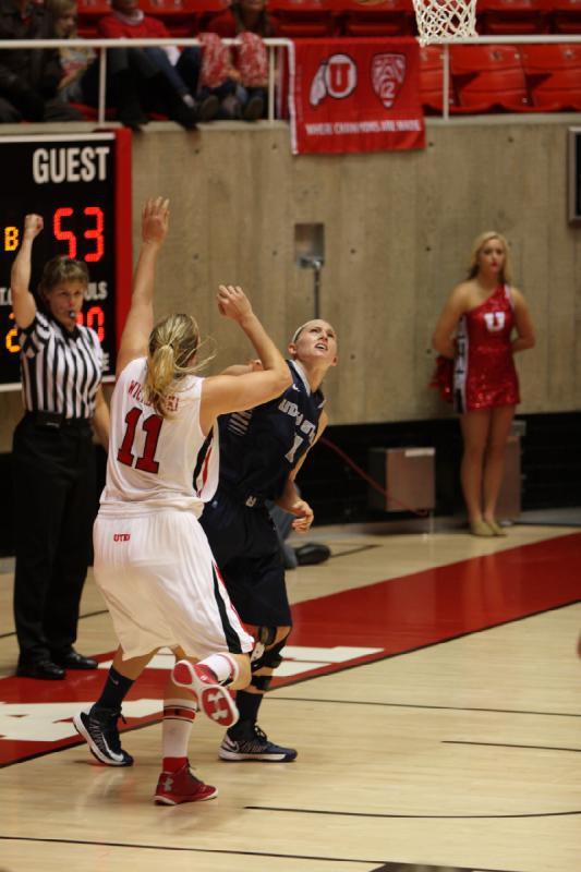 2012-11-27 20:27:12 ** Basketball, Taryn Wicijowski, Utah State, Utah Utes, Women's Basketball ** 