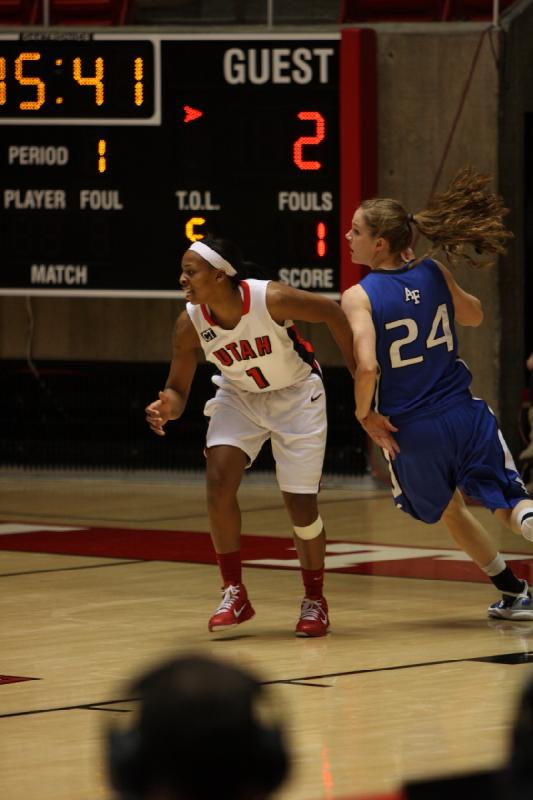 2011-01-05 19:11:19 ** Air Force, Basketball, Damenbasketball, Janita Badon, Utah Utes ** 