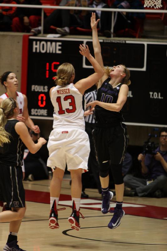 2013-02-22 18:08:48 ** Basketball, Damenbasketball, Michelle Plouffe, Rachel Messer, Utah Utes, Washington ** 