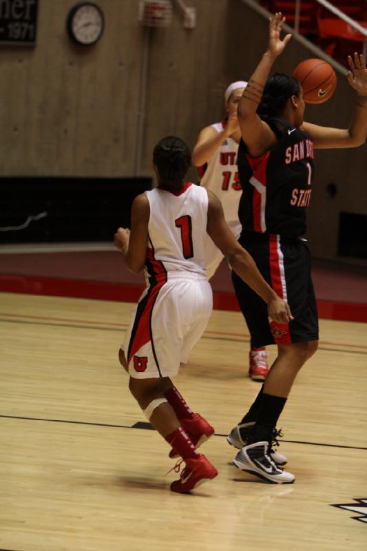 2011-02-09 20:13:03 ** Basketball, Damenbasketball, Janita Badon, Michelle Plouffe, SDSU, Utah Utes ** 