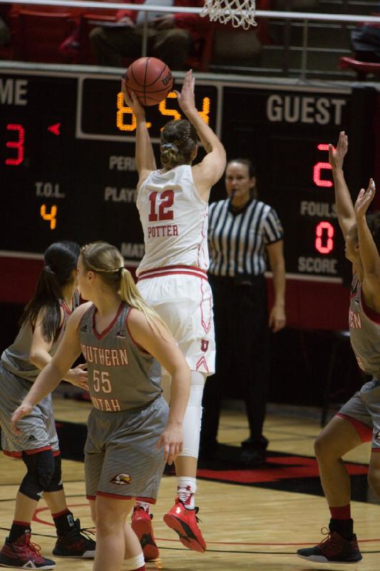 2016-11-30 19:03:57 ** Basketball, Emily Potter, Southern Utah, Utah Utes, Women's Basketball ** 