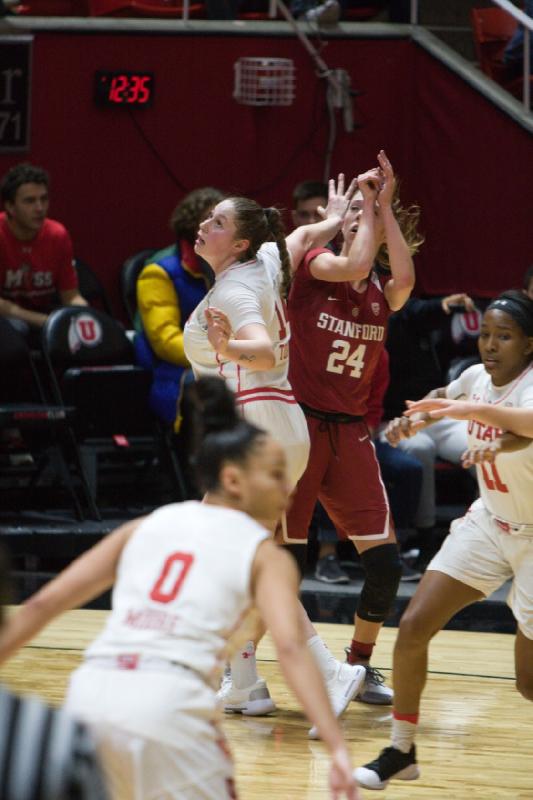 2019-01-27 12:35:20 ** Andrea Torres, Basketball, Damenbasketball, Erika Bean, Kiana Moore, Stanford, Utah Utes ** 