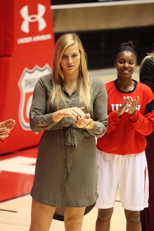 2014-02-14 18:58:23 ** Awa Kalmström, Basketball, Taryn Wicijowski, Utah Utes, Washington State, Women's Basketball ** 