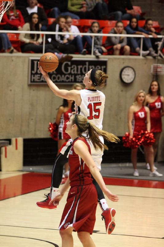 2014-02-14 20:45:22 ** Basketball, Michelle Plouffe, Utah Utes, Washington State, Women's Basketball ** 