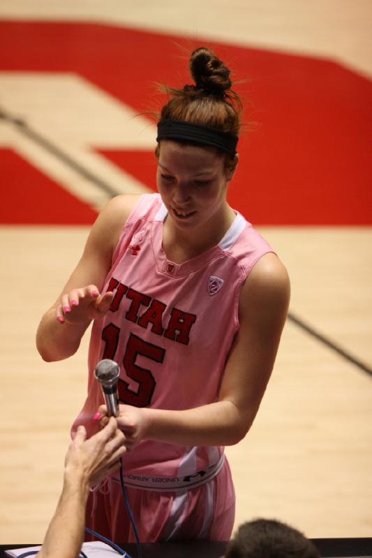 2012-02-11 15:55:05 ** Arizona, Basketball, Damenbasketball, Michelle Plouffe, Utah Utes ** 