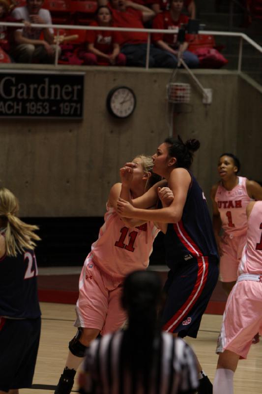 2012-02-11 14:04:42 ** Arizona, Basketball, Janita Badon, Michelle Plouffe, Taryn Wicijowski, Utah Utes, Women's Basketball ** 