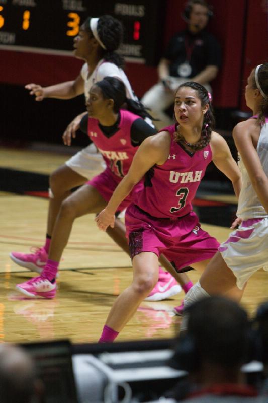 2017-02-17 19:29:10 ** Basketball, Damenbasketball, Erika Bean, Malia Nawahine, Oregon, Utah Utes ** 