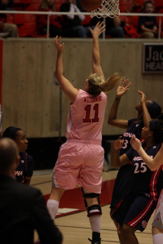 2012-02-11 15:26:00 ** Arizona, Basketball, Damenbasketball, Taryn Wicijowski, Utah Utes ** 