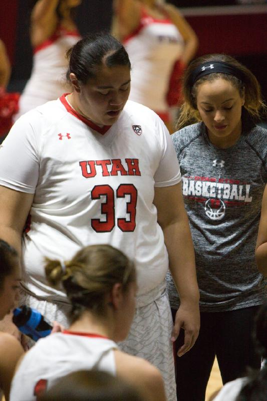 2015-11-13 19:11:42 ** Basketball, Damenbasketball, Daneesha Provo, Emily Potter, Joeseta Fatuesi, Malia Nawahine, South Dakota, Utah Utes ** 