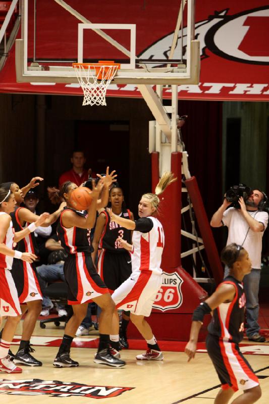 2010-02-21 14:10:13 ** Basketball, Halie Sawyer, SDSU, Taryn Wicijowski, Utah Utes, Women's Basketball ** 