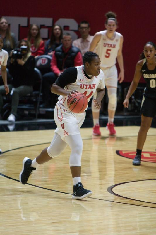 2019-01-18 19:08:08 ** Basketball, Colorado, Damenbasketball, Dre'Una Edwards, Megan Huff, Utah ** 