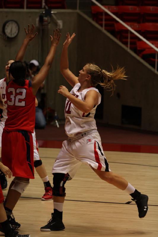 2011-11-05 18:23:29 ** Basketball, Diana Rolniak, Dixie State, Taryn Wicijowski, Utah Utes, Women's Basketball ** 