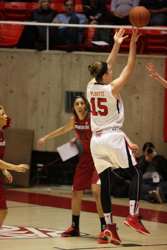 2014-02-14 19:23:01 ** Basketball, Michelle Plouffe, Utah Utes, Washington State, Women's Basketball ** 