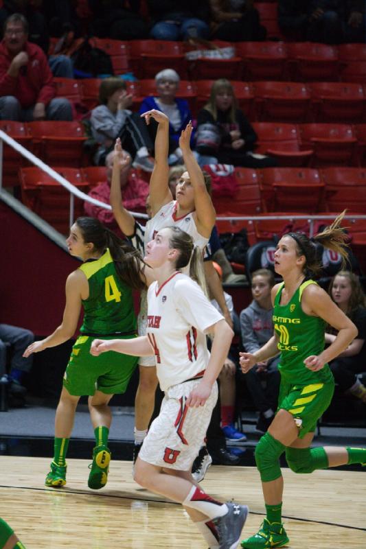 2016-01-24 15:23:25 ** Basketball, Damenbasketball, Katie Kuklok, Oregon, Paige Crozon, Utah Utes ** 