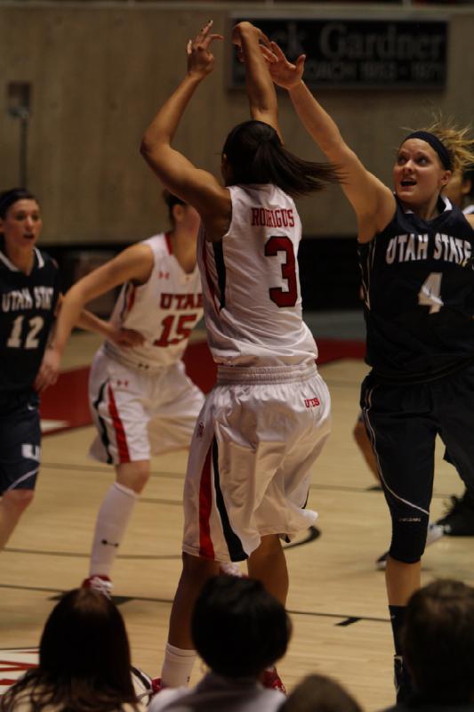 2012-03-15 20:04:34 ** Basketball, Iwalani Rodrigues, Michelle Plouffe, Utah State, Utah Utes, Women's Basketball ** 