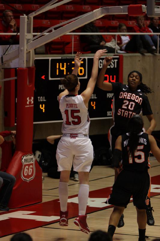 2012-03-01 20:00:14 ** Basketball, Michelle Plouffe, Oregon State, Utah Utes, Women's Basketball ** 