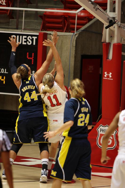 2012-11-16 16:47:18 ** Basketball, Michigan, Taryn Wicijowski, Utah Utes, Women's Basketball ** 