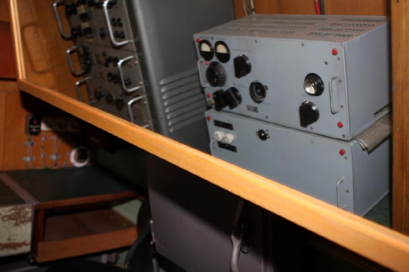 2010-04-15 15:37:43 ** Bremerhaven, Germany, Submarines, Type XXI, U 2540 ** Equipment inside the radio room.