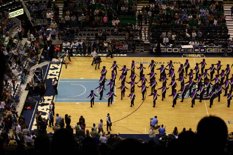 2008-03-03 20:13:58 ** Basketball, Utah Jazz ** Old women dance for the half-time break.
