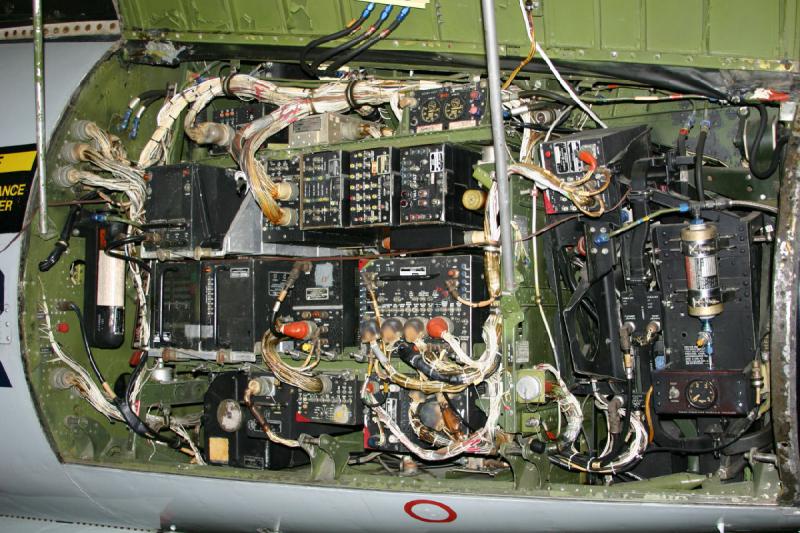 2007-04-08 12:47:02 ** Air Force, Hill AFB, Utah ** Electronics near the cockpit of the F-101B.