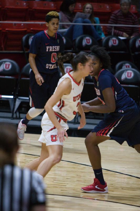 2015-12-19 14:26:52 ** Basketball, Damenbasketball, Fresno State, Malia Nawahine, Utah Utes ** 