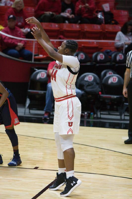 2019-01-06 13:21:39 ** Arizona, Basketball, Damenbasketball, Dre'Una Edwards, Utah Utes ** 