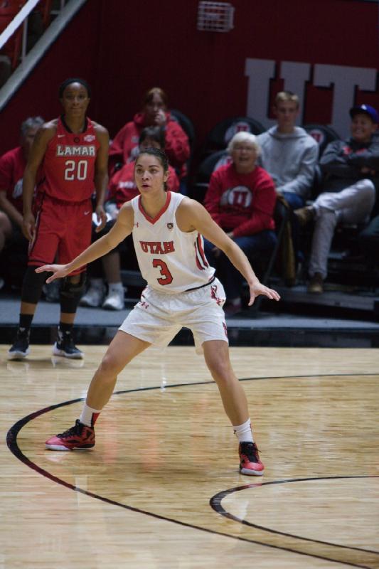 2015-11-17 20:38:26 ** Basketball, Lamar, Malia Nawahine, Utah Utes, Women's Basketball ** 