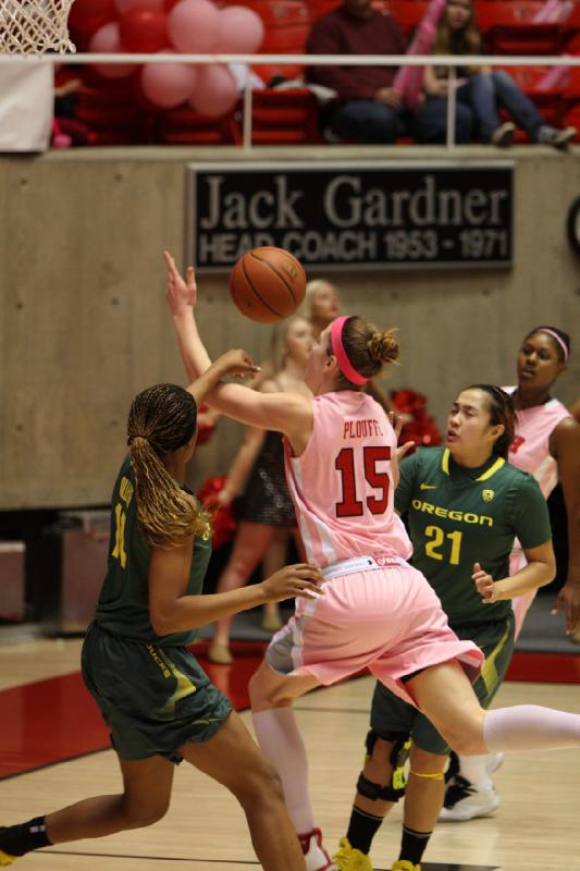 2013-02-08 20:22:09 ** Basketball, Cheyenne Wilson, Michelle Plouffe, Oregon, Utah Utes, Women's Basketball ** 