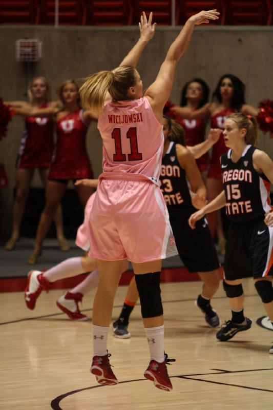 2013-02-10 13:10:51 ** Basketball, Damenbasketball, Michelle Plouffe, Oregon State, Taryn Wicijowski, Utah Utes ** 