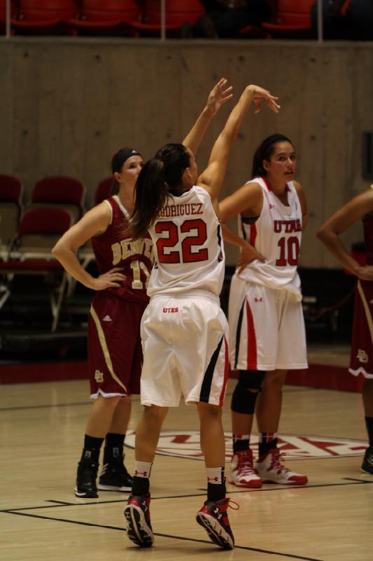 2013-11-08 21:06:56 ** Basketball, Danielle Rodriguez, Nakia Arquette, University of Denver, Utah Utes, Women's Basketball ** 