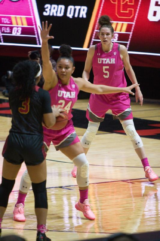 2019-02-08 20:16:42 ** Basketball, Megan Huff, Sarah Porter, USC, Utah Utes, Women's Basketball ** 