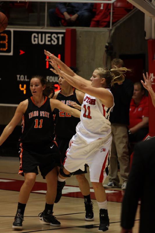 2011-12-06 19:34:59 ** Basketball, Idaho State, Taryn Wicijowski, Utah Utes, Women's Basketball ** 