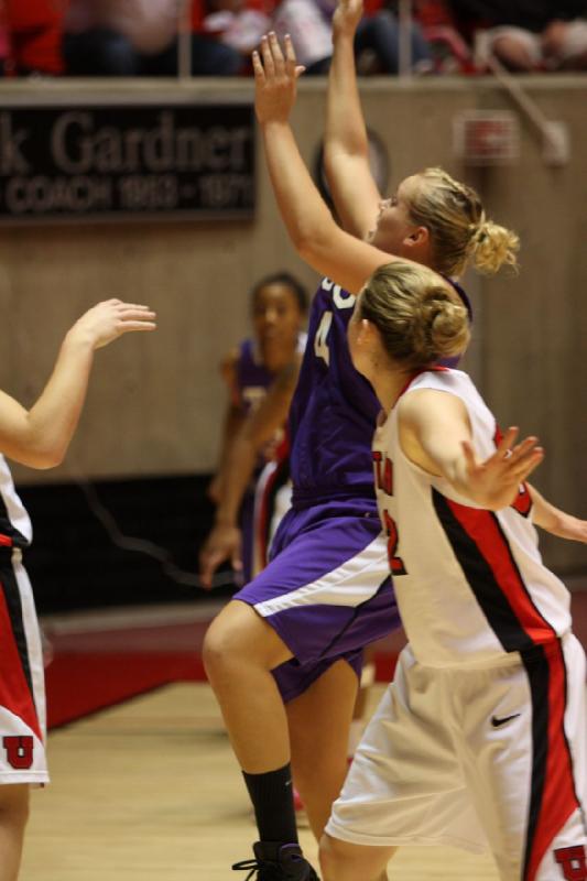 2011-01-22 18:33:21 ** Basketball, Damenbasketball, Diana Rolniak, Janita Badon, Michelle Plouffe, TCU, Utah Utes ** 