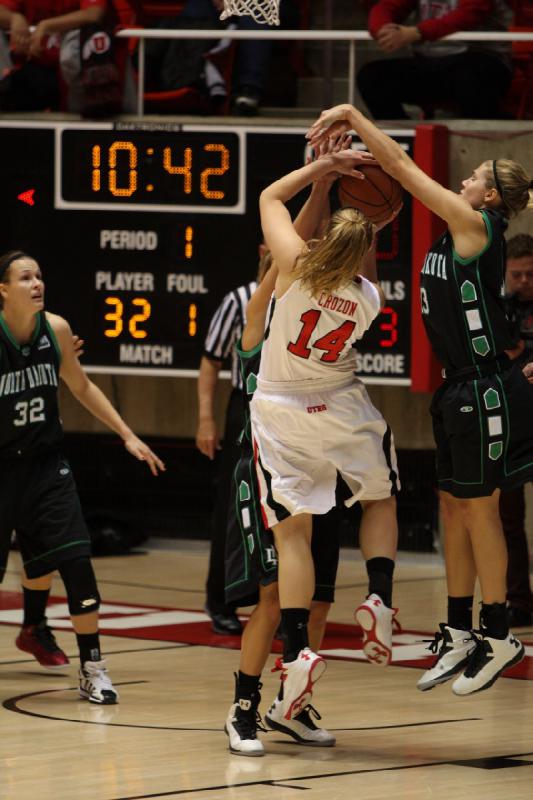 2012-12-29 15:18:03 ** Basketball, North Dakota, Paige Crozon, Utah Utes, Women's Basketball ** 