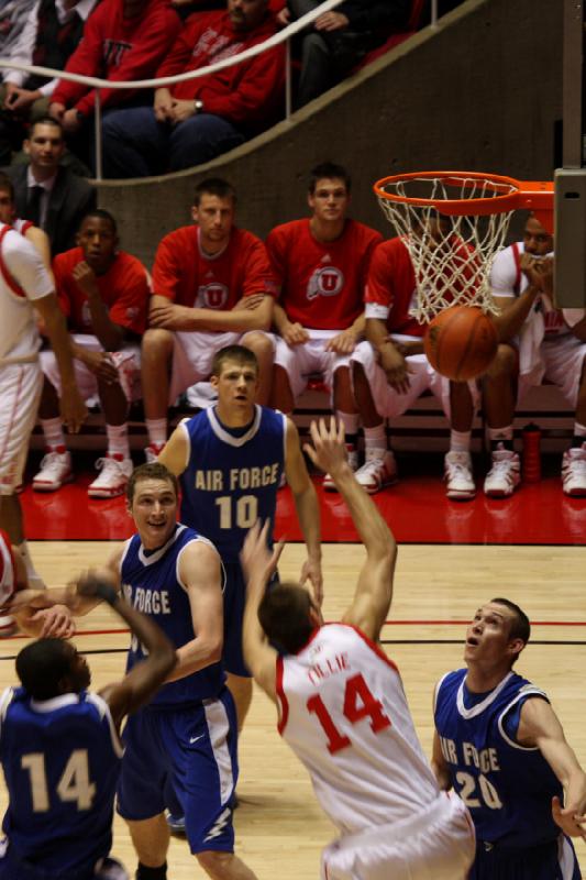 2010-01-23 17:45:02 ** Air Force, Basketball, Herrenbasketball, Kim Tillie, Utah Utes ** 