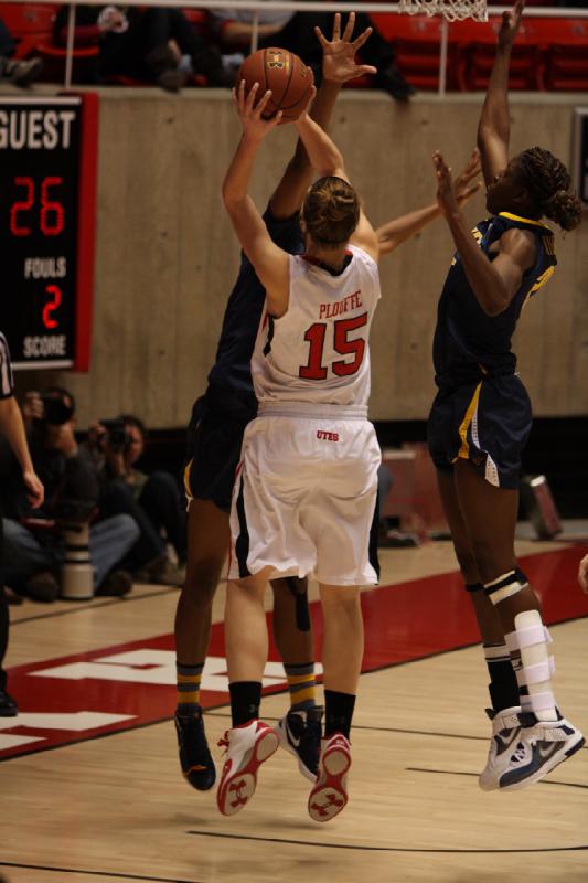 2012-01-15 15:38:30 ** Basketball, Damenbasketball, Kalifornien, Michelle Plouffe, Utah Utes ** 