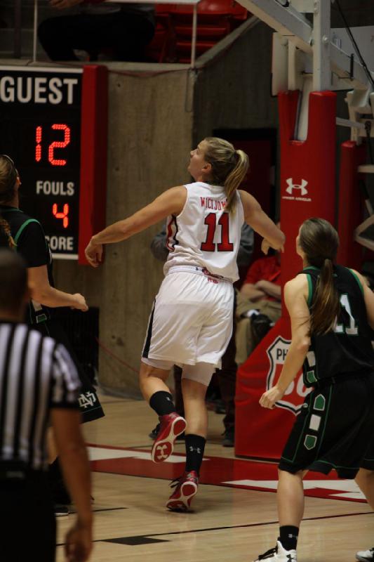 2012-12-29 15:20:04 ** Basketball, North Dakota, Taryn Wicijowski, Utah Utes, Women's Basketball ** 