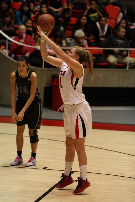 2013-02-22 19:29:26 ** Basketball, Taryn Wicijowski, Utah Utes, Washington, Women's Basketball ** 