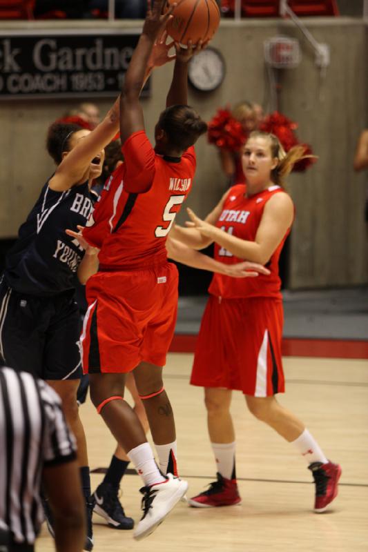 2012-12-08 16:25:23 ** Basketball, BYU, Cheyenne Wilson, Taryn Wicijowski, Utah Utes, Women's Basketball ** 