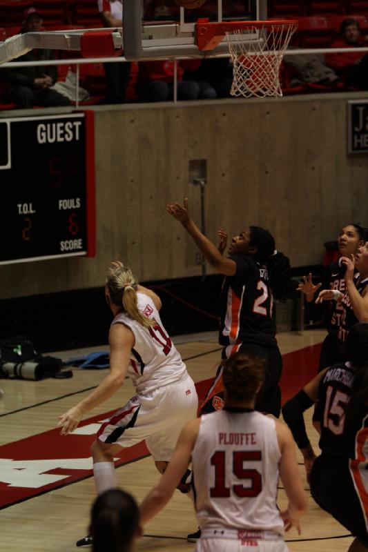 2012-03-01 20:32:35 ** Basketball, Michelle Plouffe, Oregon State, Taryn Wicijowski, Utah Utes, Women's Basketball ** 