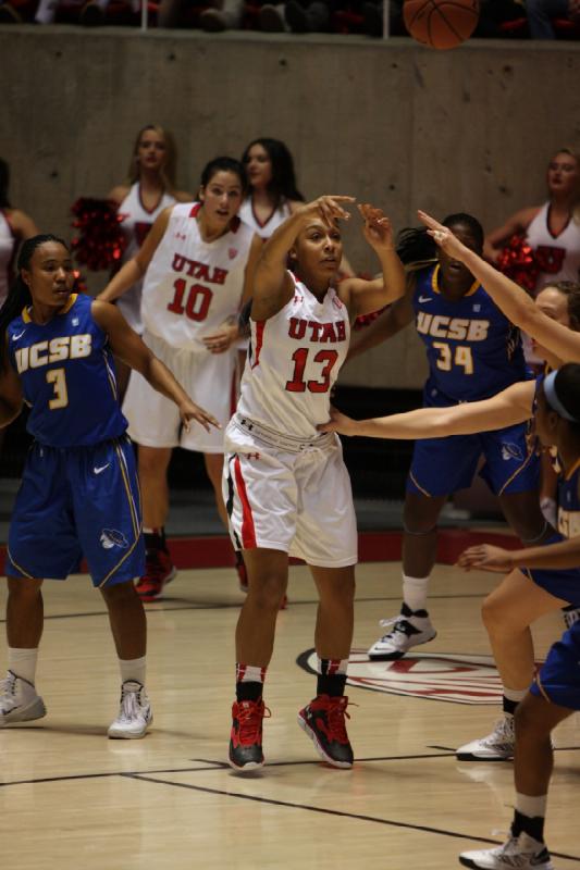 2013-12-30 19:10:18 ** Basketball, Devri Owens, Nakia Arquette, UC Santa Barbara, Utah Utes, Women's Basketball ** 