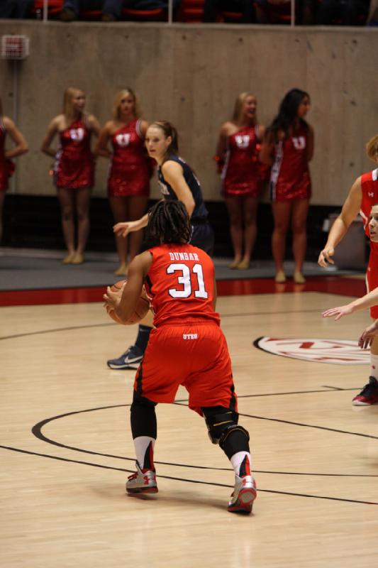 2012-12-08 15:12:48 ** Basketball, BYU, Ciera Dunbar, Utah Utes, Women's Basketball ** 