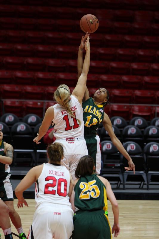 2014-11-05 19:00:04 ** Alaska Anchorage, Basketball, Katie Kuklok, Taryn Wicijowski, Utah Utes, Women's Basketball ** 