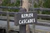 Sign for the Kepler Cascades.