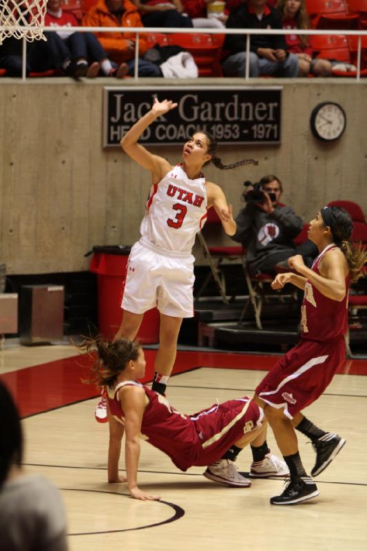 2013-11-08 21:39:41 ** Basketball, Damenbasketball, Malia Nawahine, University of Denver, Utah Utes, Velaida Harris ** 